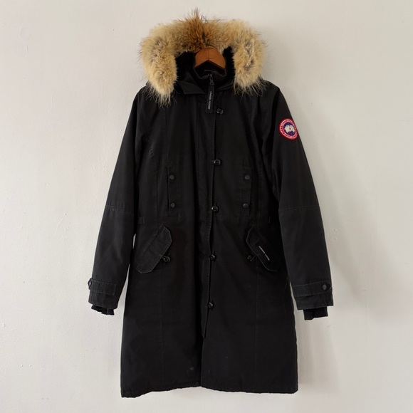 Canada Goose Jackets & Blazers - Canada Goose Aldridge Puffer Parka Coyote Fur Hood Arctic Tech Made in Canada
